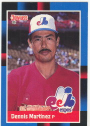 1988 Donruss Baseball Cards    549     Dennis Martinez